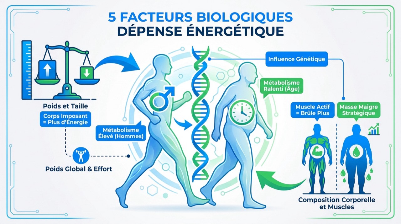 Facteurs biologiques influençant le calcul du besoin calorique journalier