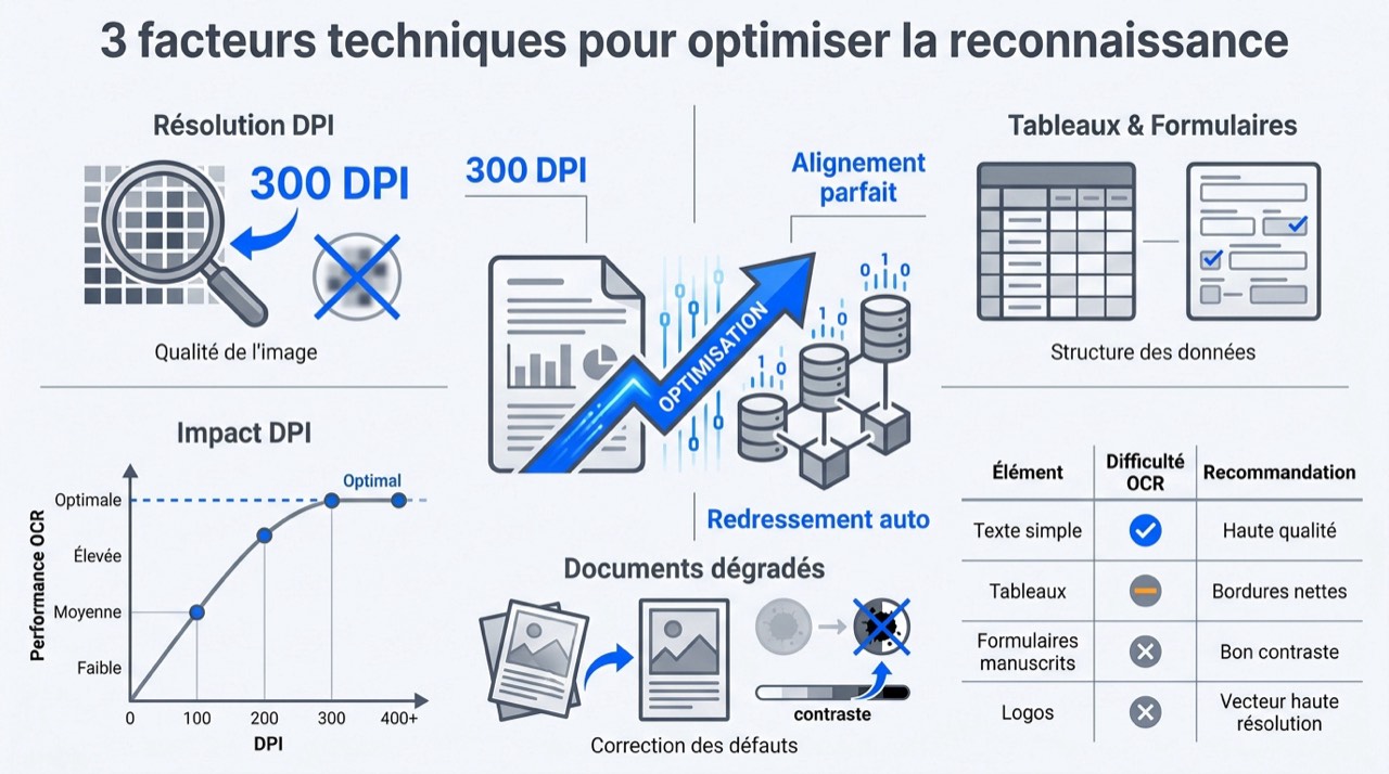 Optimisation technique de la reconnaissance OCR pour conversion PDF vers Word