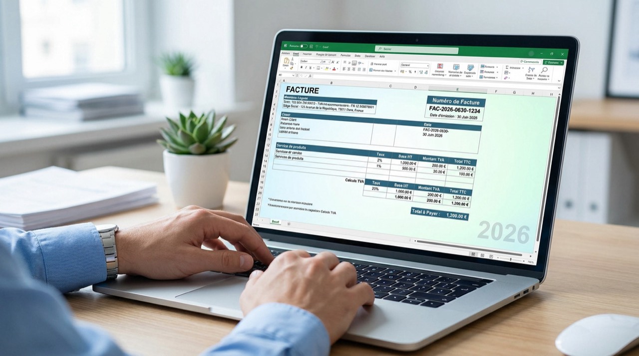 Excel modèle facture : gérez vos mentions obligatoires