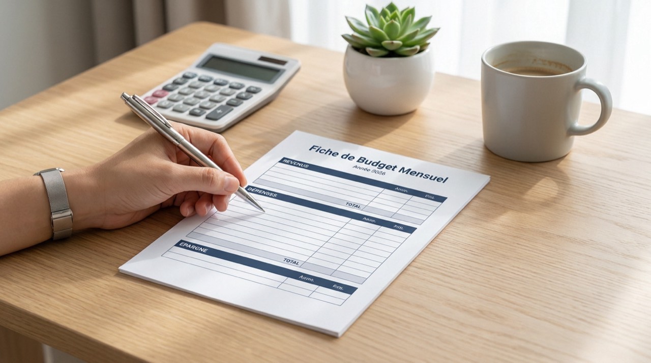 Votre fiche de budget mensuel à imprimer en PDF gratuit