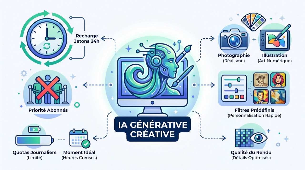 Sélection d'une interface d'intelligence artificielle pour la création d'images gratuites