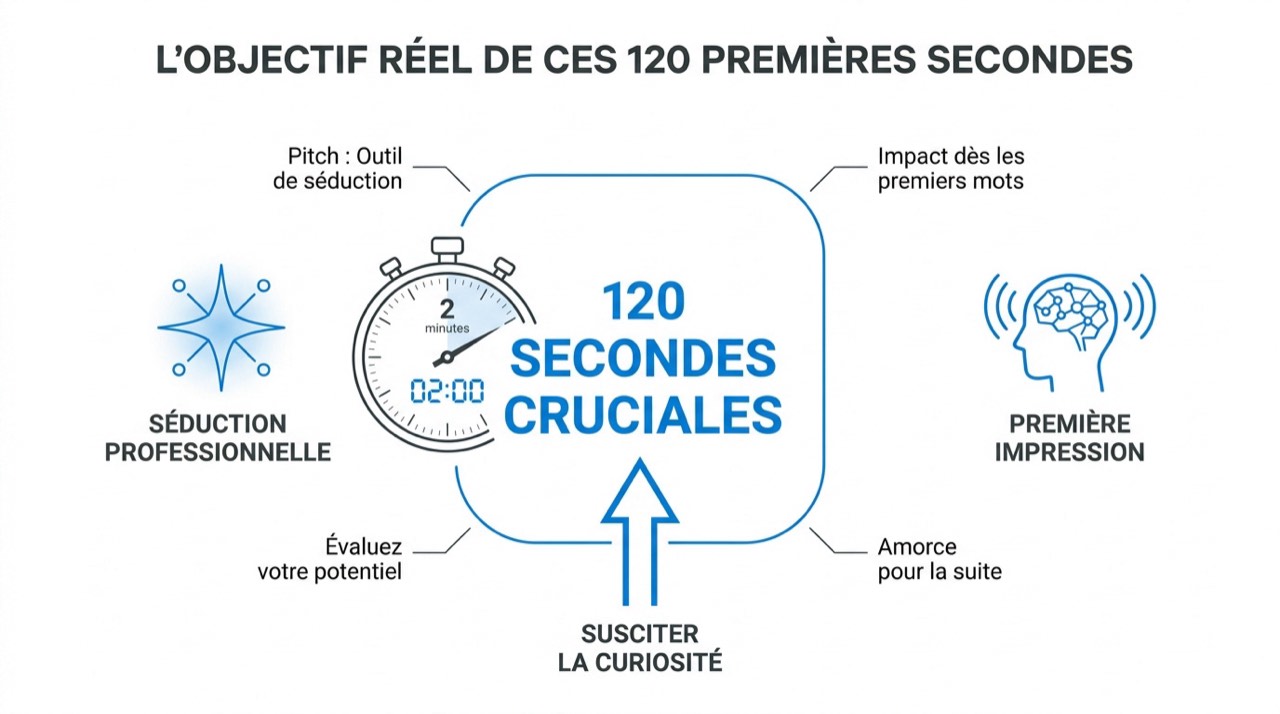 Graphique illustrant l'impact des 120 premières secondes lors d'un entretien d'embauche